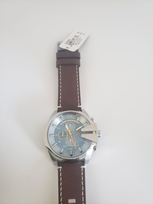 Artículo 901-08-05249-Reloj Diesel Mega Chief Cronógrafo de Cuero Marrón para Hombre - Imagen 5